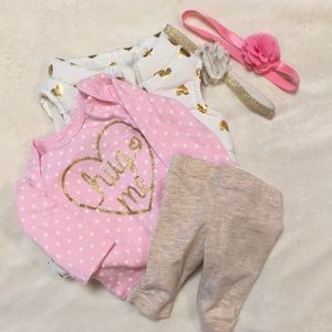 Healtex 5 piece outfit NWOT